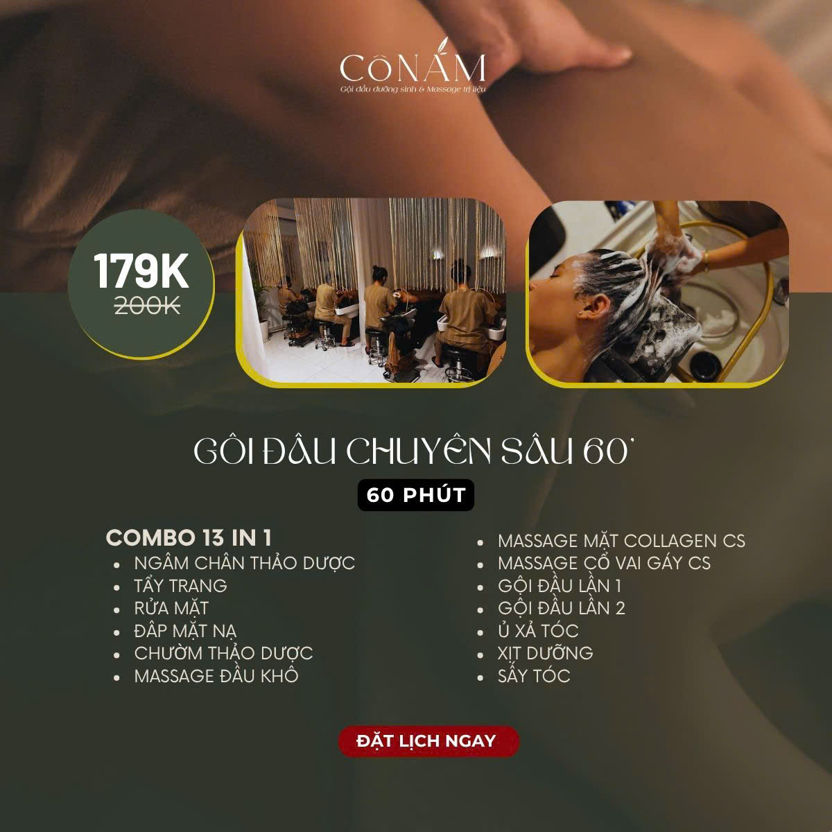 Ưu đãi dịch vụ Cô Năm Spa 1