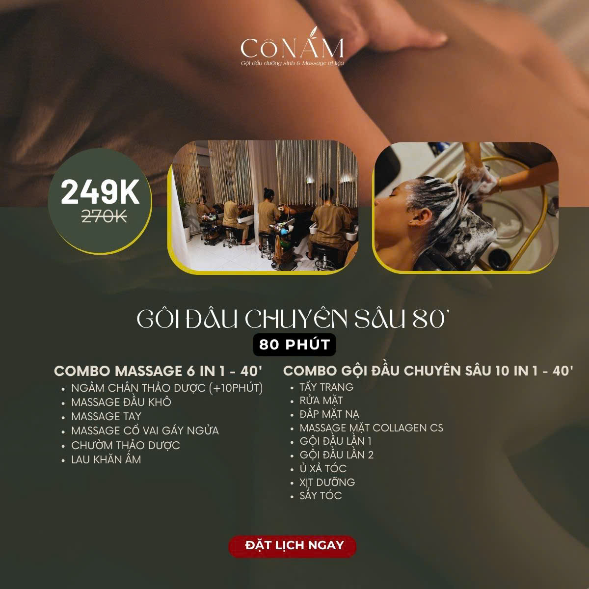 Ưu đãi dịch vụ Cô Năm Spa 2