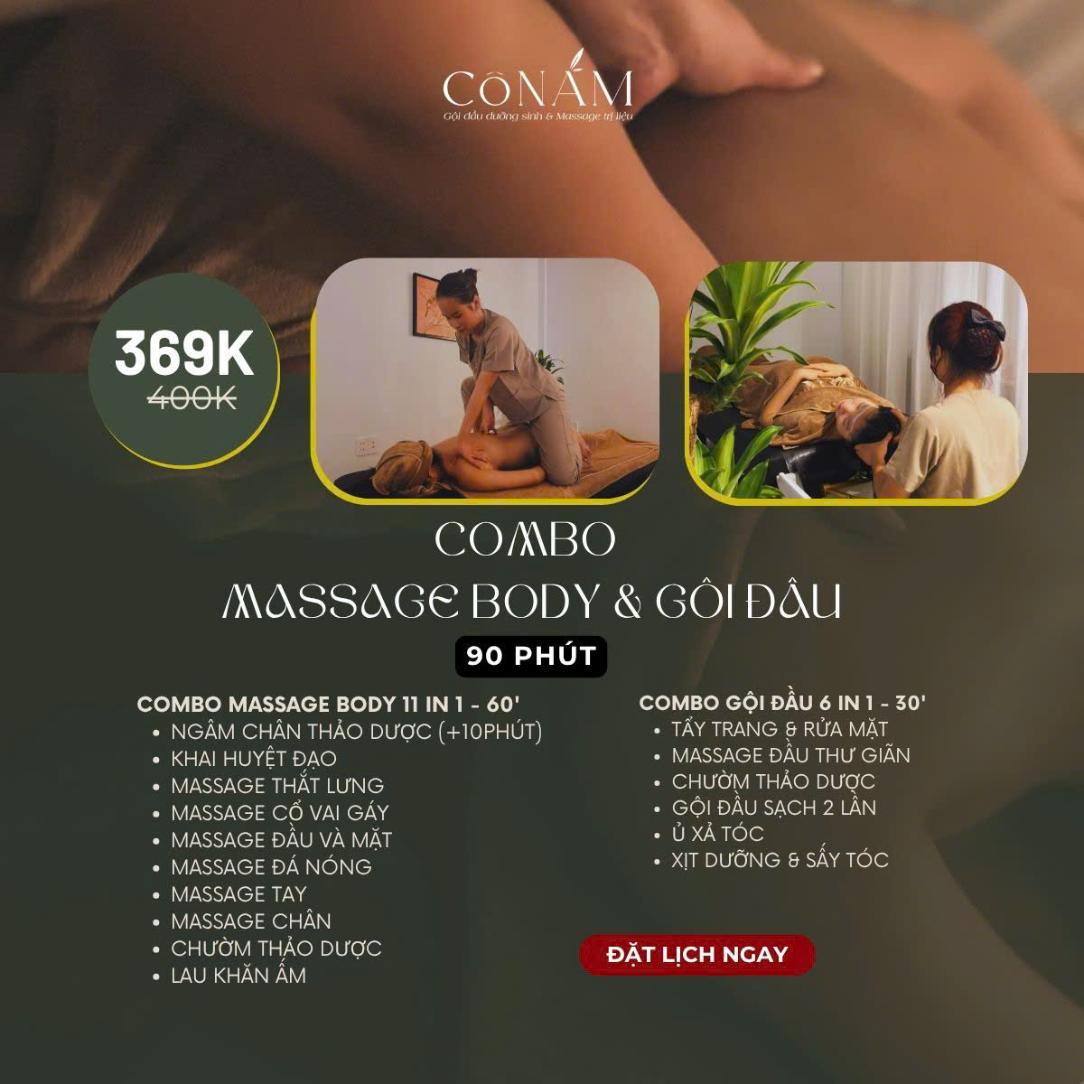 Ưu đãi dịch vụ Cô Năm Spa 3