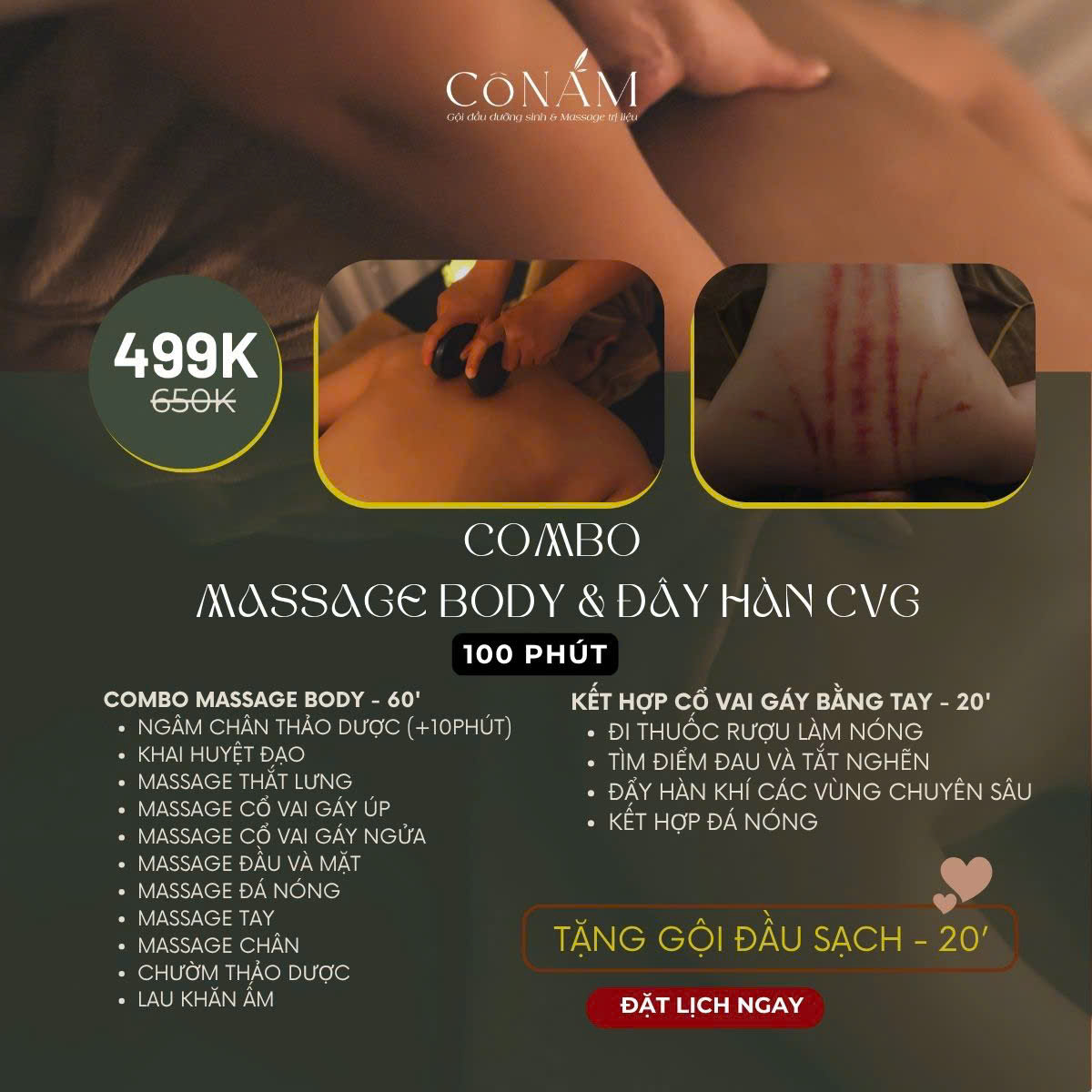 Ưu đãi dịch vụ Cô Năm Spa 4